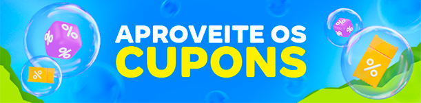 aproveite os cupons