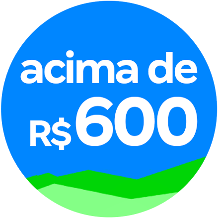 acima de R$600