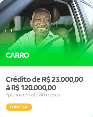 Carro crédito de R$ 23.000,00 à R$ 120.000,00 *planos em até 80 meses