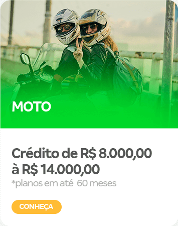 Moto Crédito de R$ 8.000,00 à R$ 14.000,00 
