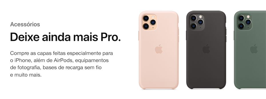 iPhone 11 Pro. Camera Pro. Tela Pro. Desempenho Pro.