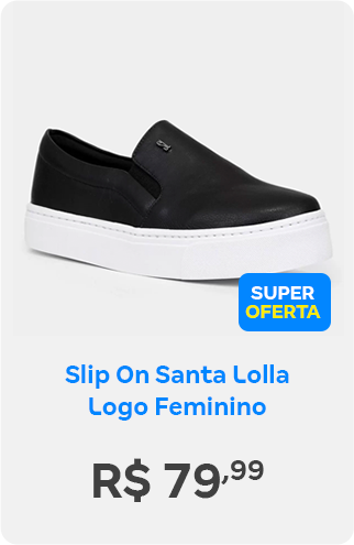 Slip On Santa Lolla Logo Feminino