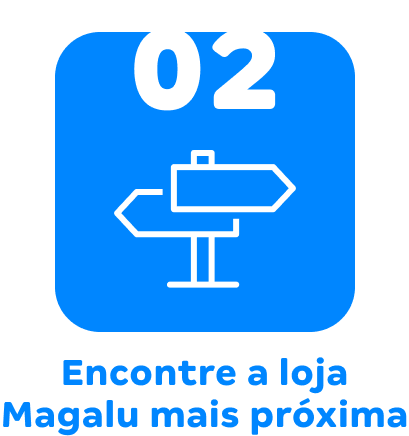 2-Encontre a loja Magalu mais próxima